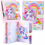 Cute Diary Notebook Code Unicorn Melodies Colorful Pages