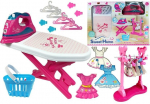 Pink Iron Ironing Set Ironing Board Hangers