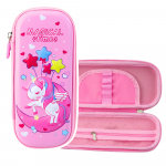 Unicorn Pencil Case 3D Foldable Purple 23x10x5 cm