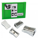 Single Metal Sharpener For Thin Pencils and Crayons