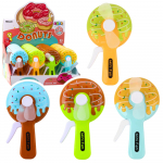 Mini Donut Pinwheel Hand Fan for Kids 4 Designs