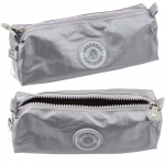 School Pencil Case Organizer Single Compartment Gray 21.5cm