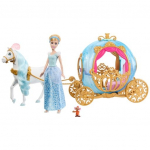 Disney Princess Fashion Doll Cinderella Carriage BuildUp HLX35