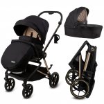Kidwell VELMONT Black/Beige Lastevanker 2in1