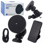 Magnetic Car Holder with 15W Inductive Charger