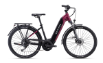 Naiste elektriline linnajalgratas CTM Metric 27.5" 630 Wh, matt must burgundia