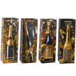 Wine Gift Bag Paper Bottle Champagne 35 x 12 x 9 cm