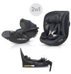 zestaw fotelik&oacute;w samochodowych 2w1 easygo buz xtd pro i buz pro body granito Z/EA/BUZ/XTD/PRO/GR