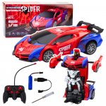 Car Robot Spider Remote Controlled 2in1 Lights Sounds