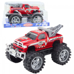 Rear-wheel drive off-road rescue vehicle with towbar, red 27cm
