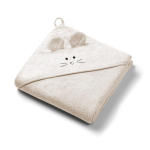 BabyOno bambusest kapuutsiga vannir&auml;tik 100x100cm Beige
