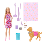 Nukk kutsikaga Mattel Barbie Walk & Potty Pup