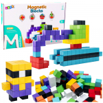Magnetic Construction Blocks Cubes 3D Blocks Colorful 96 pcs.