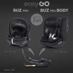 EasyGo Buz Pro 0-13 kg un EasyGo Buz Pro Body 0-36 kg Ink 2-in-1 Beebitool autosse Z/EA/BUZ/PRO/IN