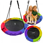 Garden Swing Stork's Nest For Children Colorful 100cm