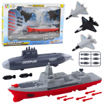 Military Set Ship Submarine Fighters Missiles