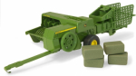 Tomy - Britains Big Farm John Deere 348 Square Bailer And 4 Bales