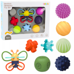 Set of Soft Sensory Balls Educational Butterfly 8pcs