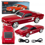 Wireless Bluetooth Speaker Classic Car LED Lights Red