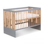 Beebivoodi kaitsebarj&auml;&auml;riga PAULINE GRAPHITE-OAK 120x60