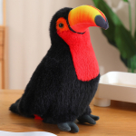 Plī&scaron;a tukanis rotaļlieta 30 cm Red