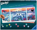 CreArt Dolphins at Sunset 23577