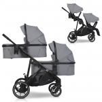 EasyGo Duoflex Cloudy Gray Kaksikute vanker