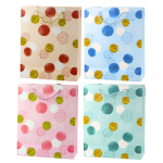 Gift Bag Dot Pattern Gold Pastel 32 &times; 26 &times; 10 cm