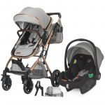 Convertible 3in1 stroller Coccolle Ravello Moonlit grey