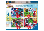 Ravensburger - Puzzle 4in1 Spidey And His Amazing Friends