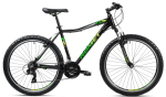 Meeste maastikujalgratas Romet Rambler R6.1 JR 26", must/roheline/hall