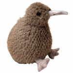 Plush Kiwi Bird Plush Toy Mascot Cuddly Toy Dark Brown 21cm