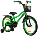 Laste jalgratas Karbon Comet 18", roheline neoon