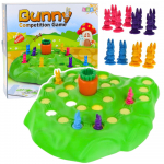 Funny Bunny Family Game - 3D, 4 players rabbit race game