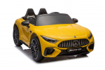 Elektriskā sporta automa&scaron;īna bērniem Mercedes AMG SL63 Yellow