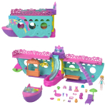 M&auml;ngukomplekt nukuga Mattel Polly Pocket Unicorn Dream Cruise