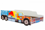Laste veokikujuline voodi RIKO 160x80 koos madratsiga &ndash; Monster Truck