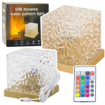 LED Night Light Projector Aurora RGB Waves 16 Colors Remote Control