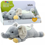 Plush Elephant Sleeping Cuddly Toy Projector Sounds Noise