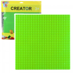 Construction Board for Building Blocks Green 25.5x25.5 cm