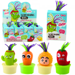 Screaming Vegetables Interactive Figurines Colorful Hair Mix
