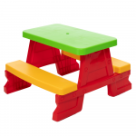 Dorex Children's Garden Table and Bench Set Red