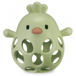 Teether Bite&Play chicken gum massager 6m+ pistachio