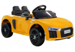 Elektriskā sporta automa&scaron;īna bērniem Audi R8 Spyder Yellow