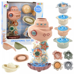 Bath Toys Submarine Ship Cups Suction Cups 9pcs