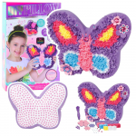 DIY Creative Kit Sewing Pillow Butterfly Embroidery Purple