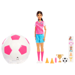 Nukk Mattel Barbie Team Barbie Roll & Reveal Soccer Player