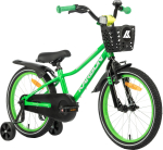 Laste jalgratas Karbon Jazz Alu 18", roheline neoon