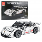 Building Blocks GT Racing Car White 1:14 1268 pcs.