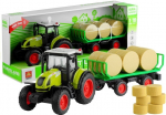 Tractor With Trailer With Hay Sound & Light Effects 37,5 cm